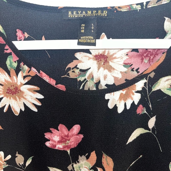 Floral Blouse Size L - Picture 3 of 3